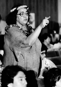 Frenchy DeSoto at the 1978 Hawai‘i State Constitutional Convention